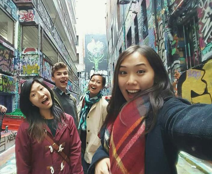 Teing, me, Deana and Rachel