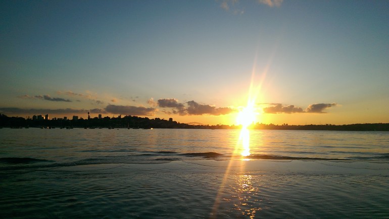 Sunset from Rose Bay