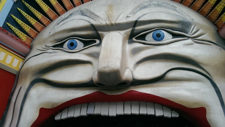 The iconic Luna Park entrance