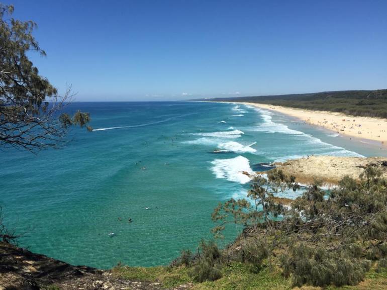 Main Beach on Stradbroke Island