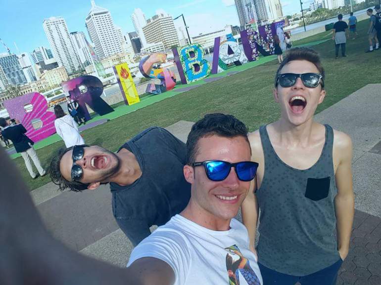 Was pleased when my Argentinean friend Cristian came up from Sydney on a road trip and saw me in Brisbane!